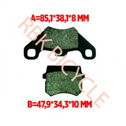 RBK-9163 FA416 50 EAGLE ATV DİSK BALATA 1 .KALİTE